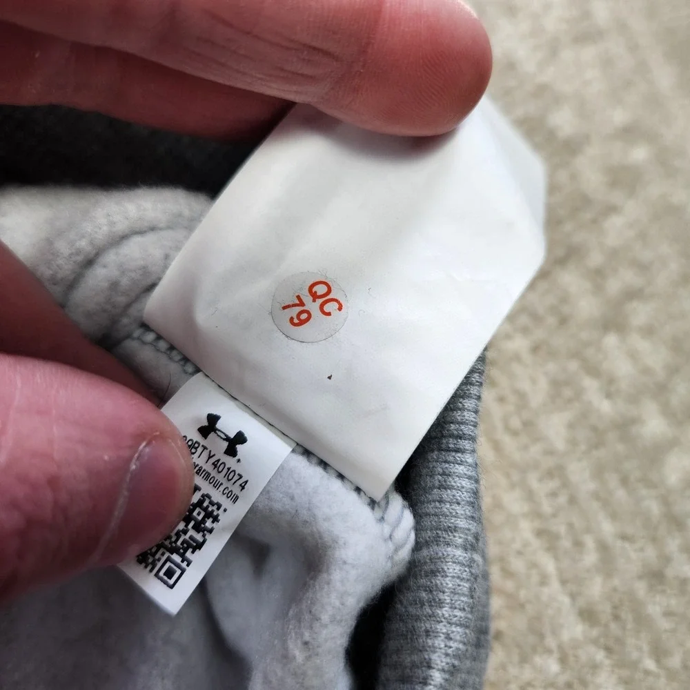 Under Armour Sweatshirt Men XXL Rival Fleece Crewneck Gray‎ Cotton Fleece NEW